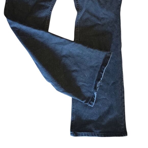 YMI Black Sustainable High Rise Flap Pocket Bootcut Jeans Size 7 / 28 - Picture 7 of 16